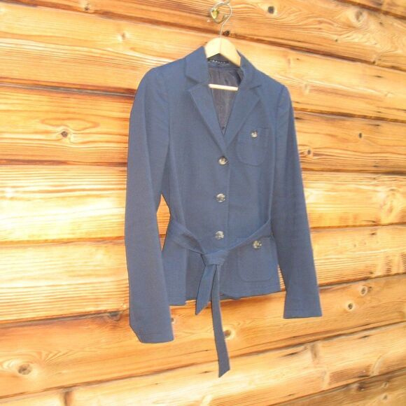 Theory Stretch Cotton Belted Jacket - Picture 2 of 8